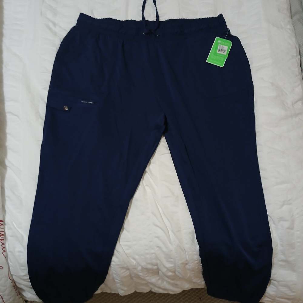Navy Blue Joggers with Elastic Waistband size 1x